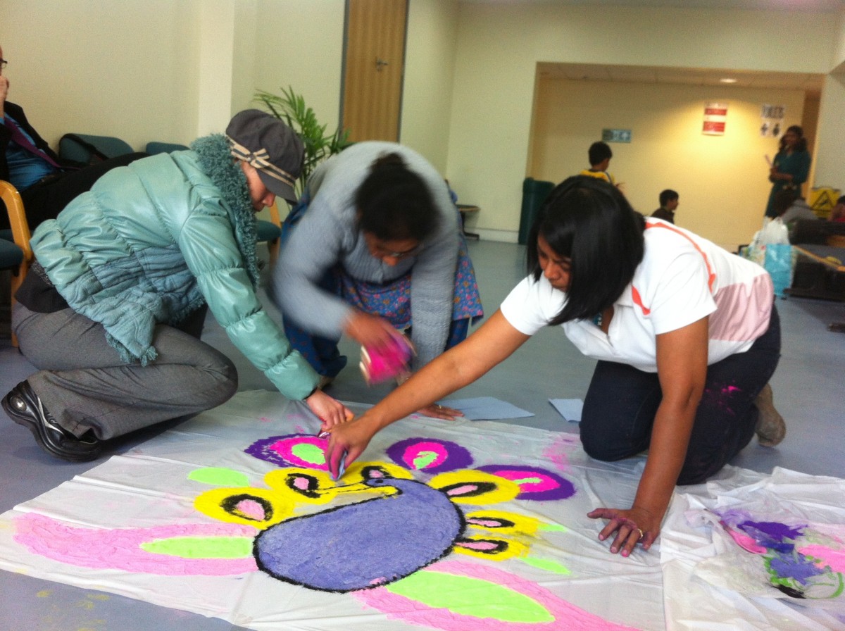 Minority Communities Hub preparing for Diwali.
