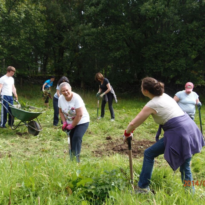 Volunteering & Third Sector Hub spending the day at Corbenic
