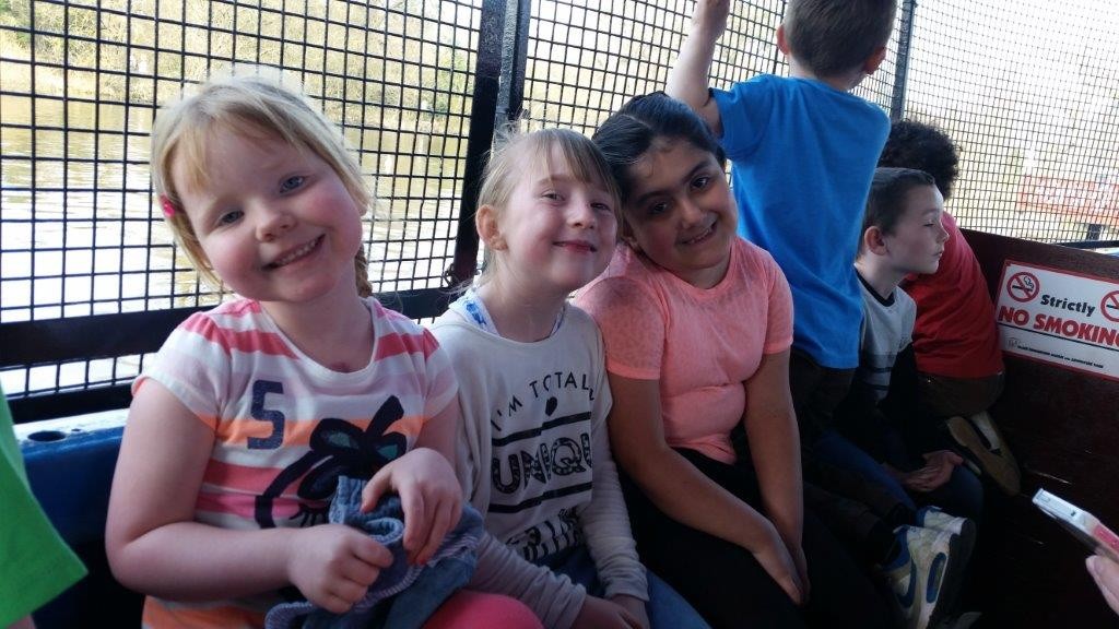 PKAVS Young Carers enjoying a day trip.
