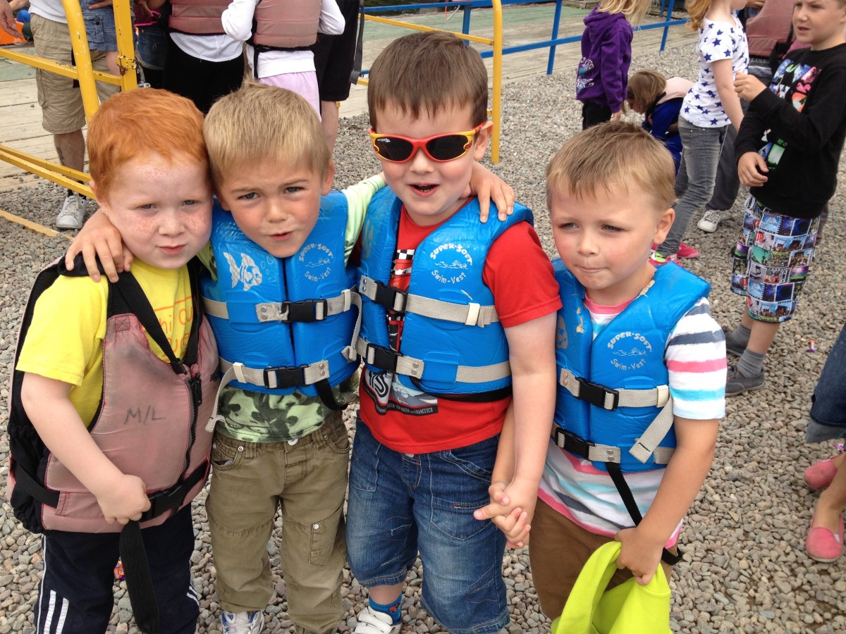 PKAVS Young Carers enjoying day trip.