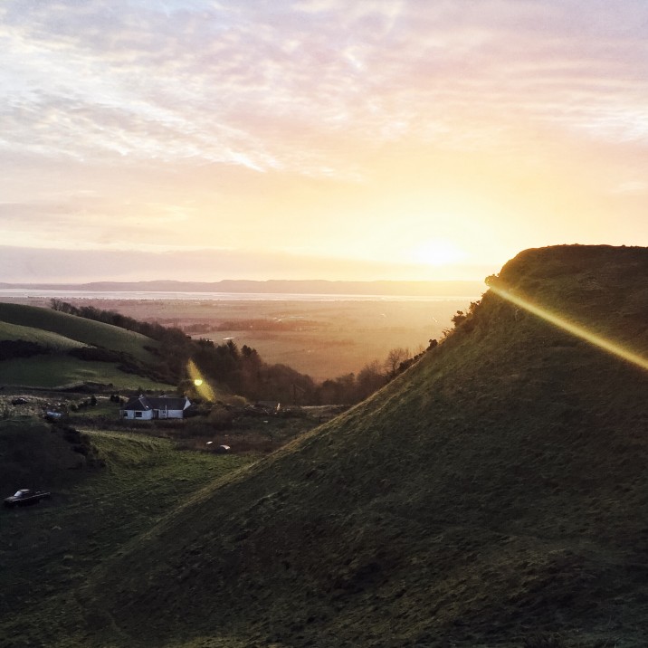 Kristy Ashton - Sun Beam over the Sidlaws