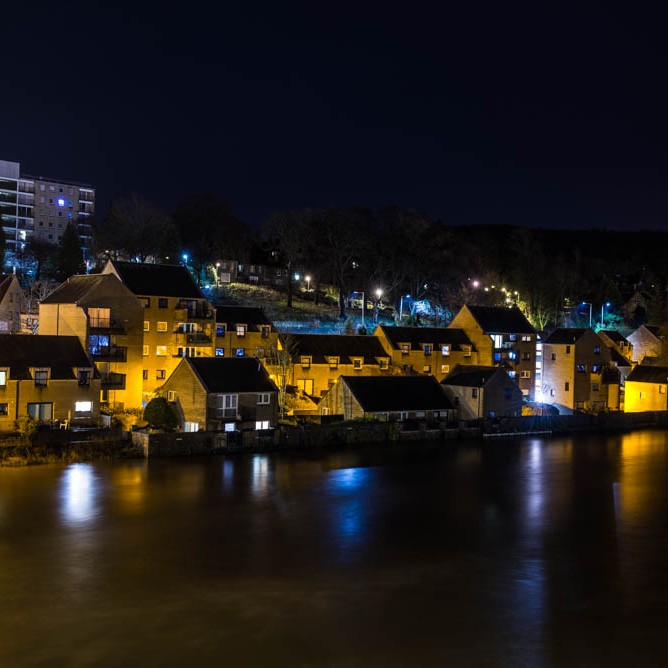 City Lights over High Water