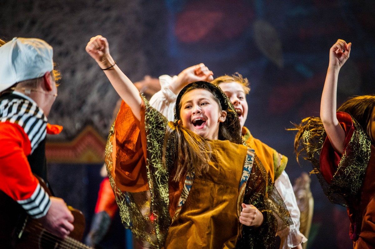 The children's cast showcased some amazing talent.