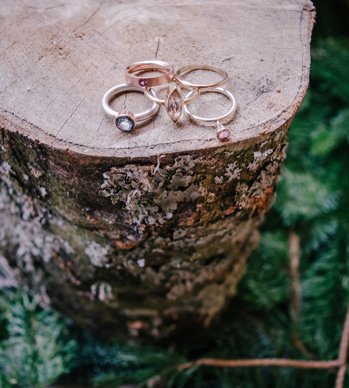 5 Gold Rings by Byers and Co