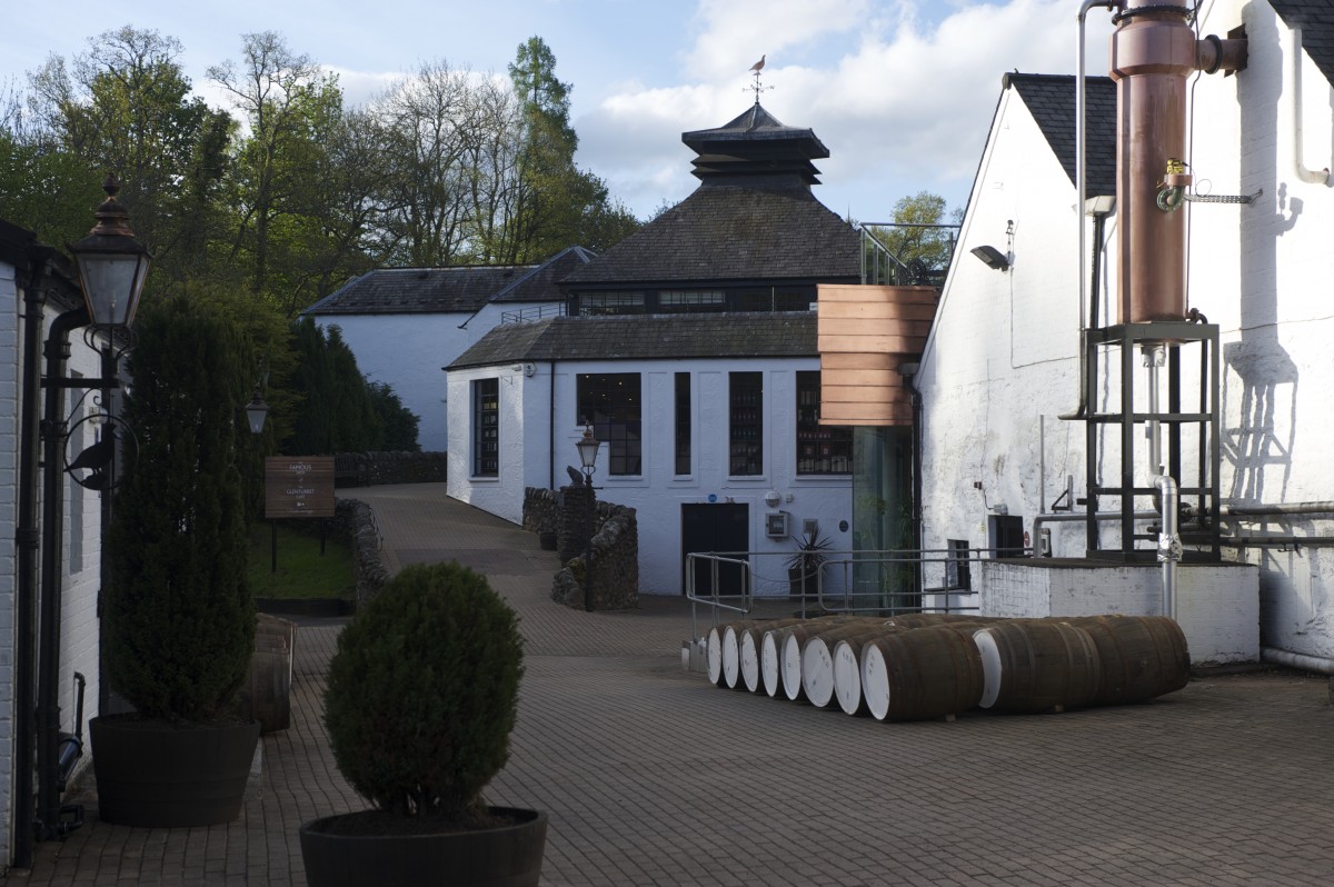 Outside distillery