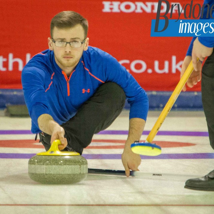 Robyn Brydone of Team Brydone from Perth curling in Perth Masters 2016