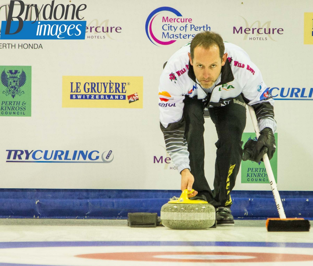Brent Laing of Team Koe from Canada, winners of 2016 City of Perth Masters