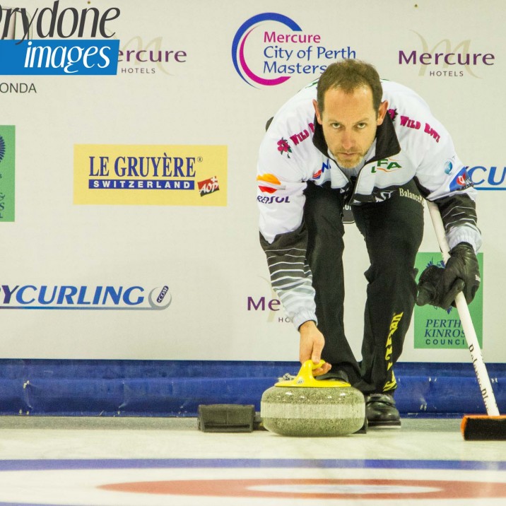 Brent Laing of Team Koe from Canada, winners of 2016 City of Perth Masters