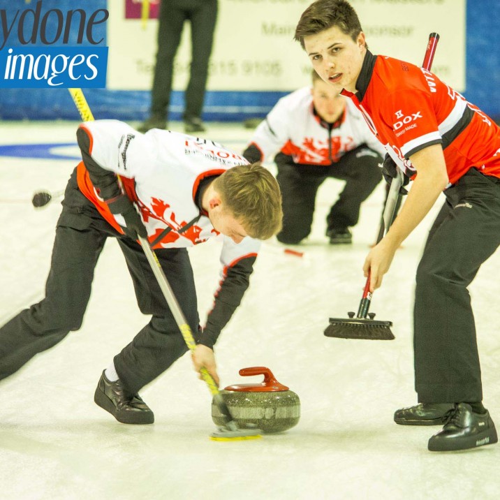 Probst & Witschonke from Switzerland curled in the City of Perth 2016 Masters