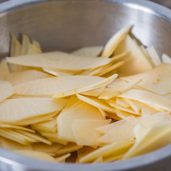 Delightfully delicious Turnip Gratin this weeks Small City's recipe.