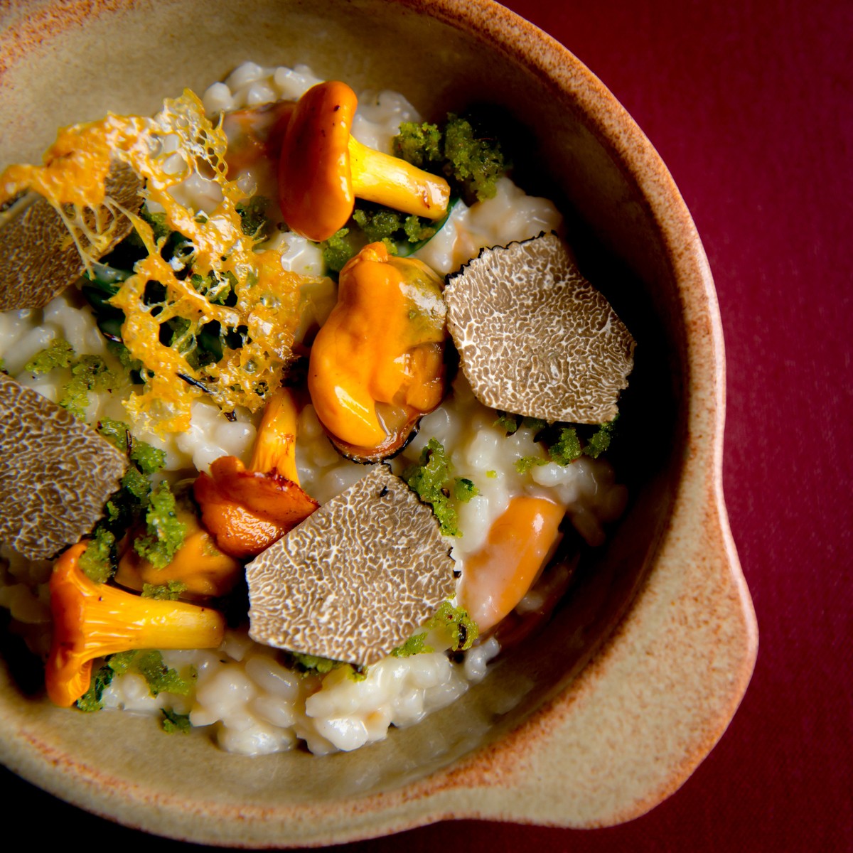 Mussels and Risotto is a hearty lunchtime treat that you can enjoy at 63 Tay Street in Perth.