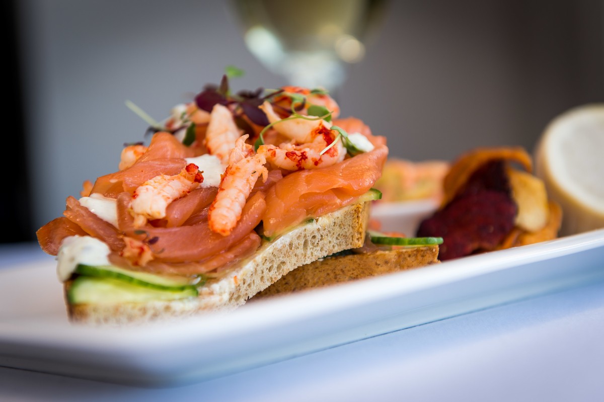 Parklands Salmon and Crayfish open sandwich is one of our favourites when visiting this fabulous lunch spot.