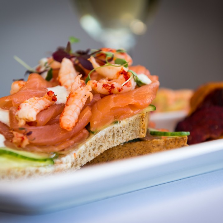 Parklands Salmon and Crayfish open sandwich is one of our favourites when visiting this fabulous lunch spot.