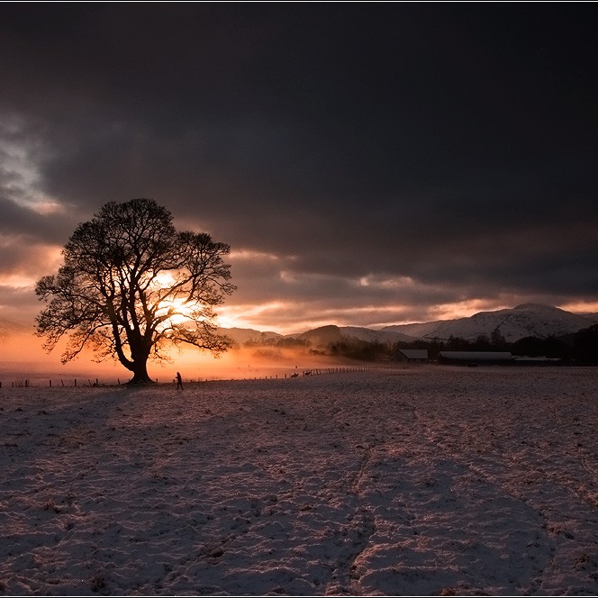 Sunset over Comrie: Mark Nesbitt