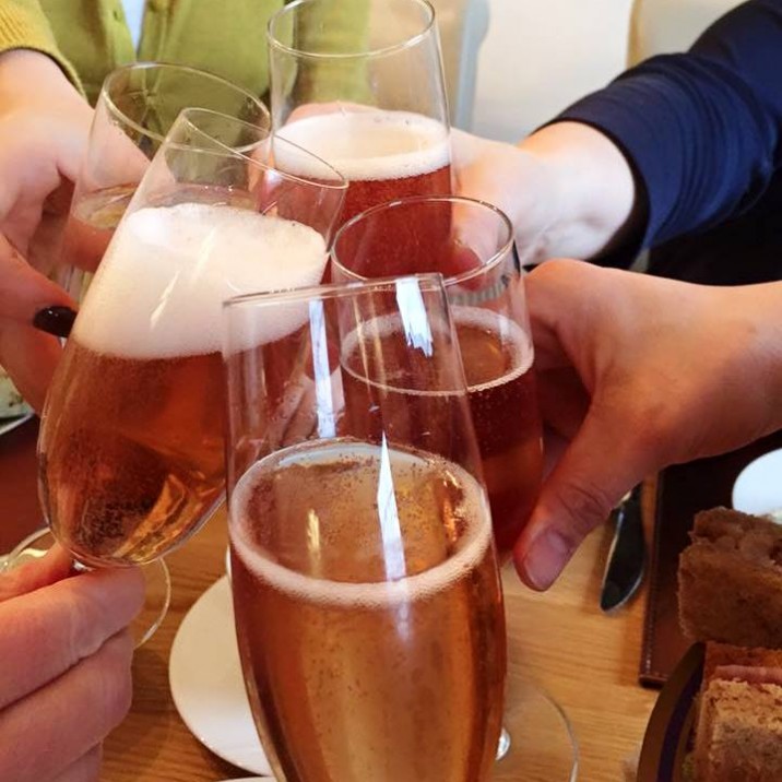 Champagne and Chambord... The perfect way to start a weekend.