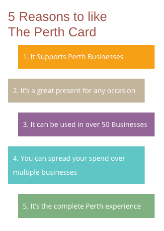 Perth Card reasons to like