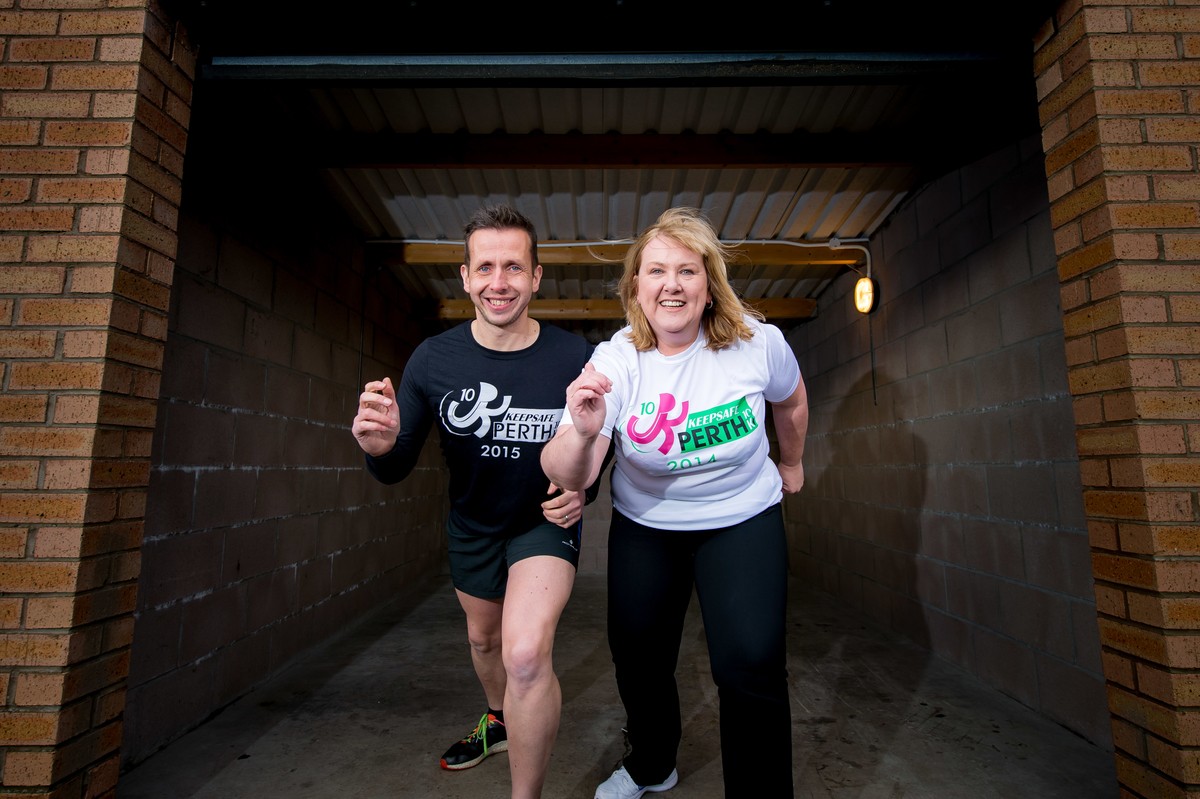 Keepsafe Perth 10K Anne and Steve