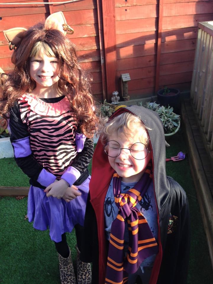 When Harry Potter met Wolfina! Amanda Turnbull magics up a pair of smilers!