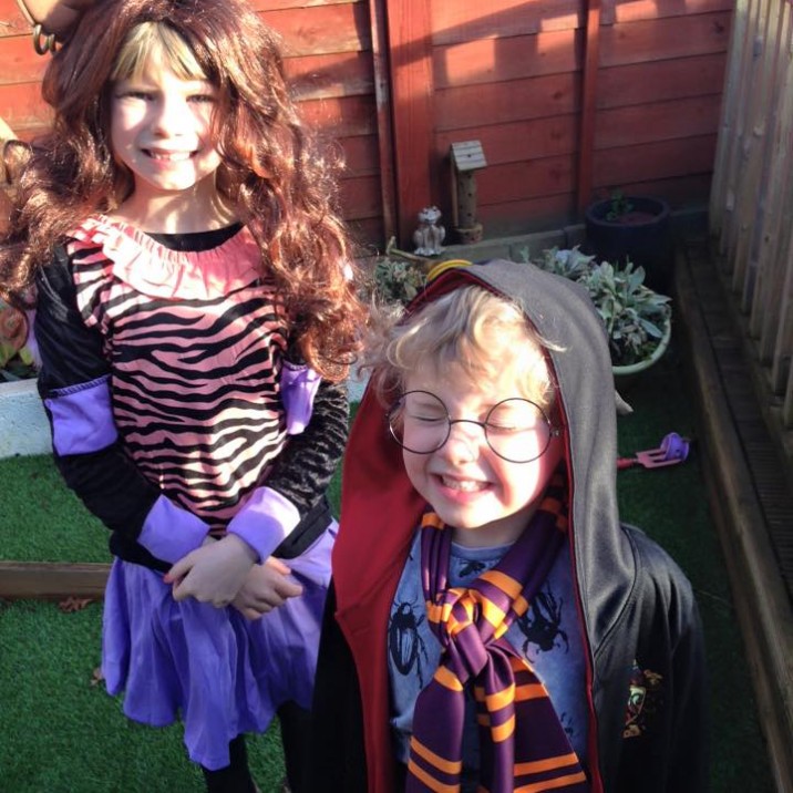 When Harry Potter met Wolfina! Amanda Turnbull magics up a pair of smilers!
