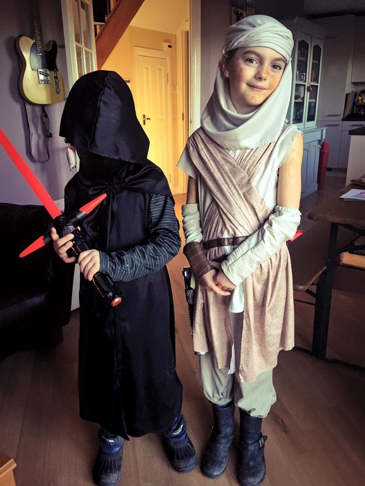 Kristy works up The Force with Kai Lo Ren and Rey.