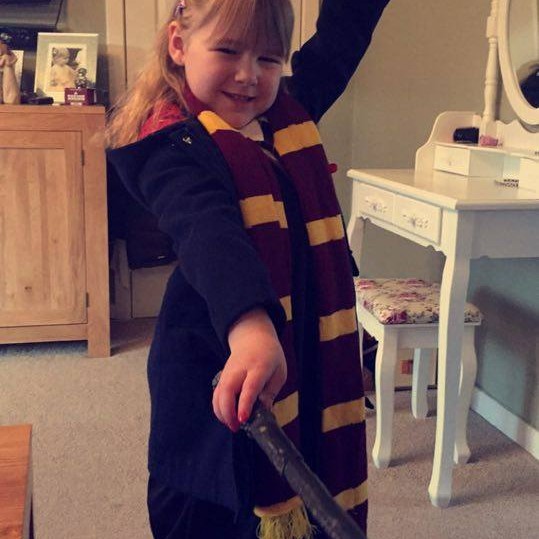 Hermione waves her magic wand over World Book Day in Perth! Girl Power for Abigail of Our Lady's.