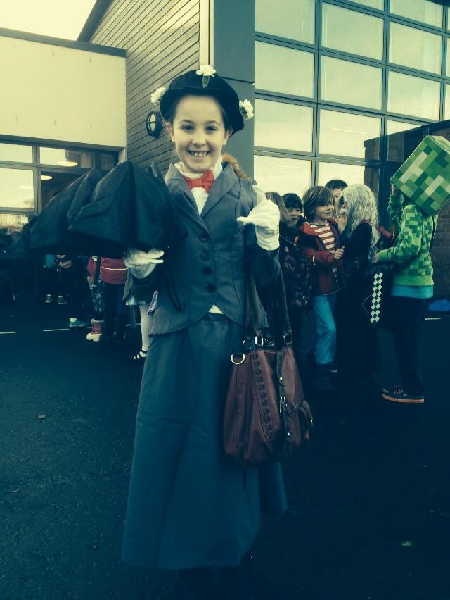 Mary Poppins flew into Errol for the day thanks to mum Kirsten Sinclair!