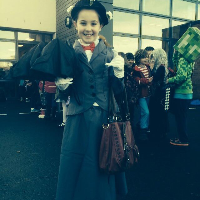 Mary Poppins flew into Errol for the day thanks to mum Kirsten Sinclair!