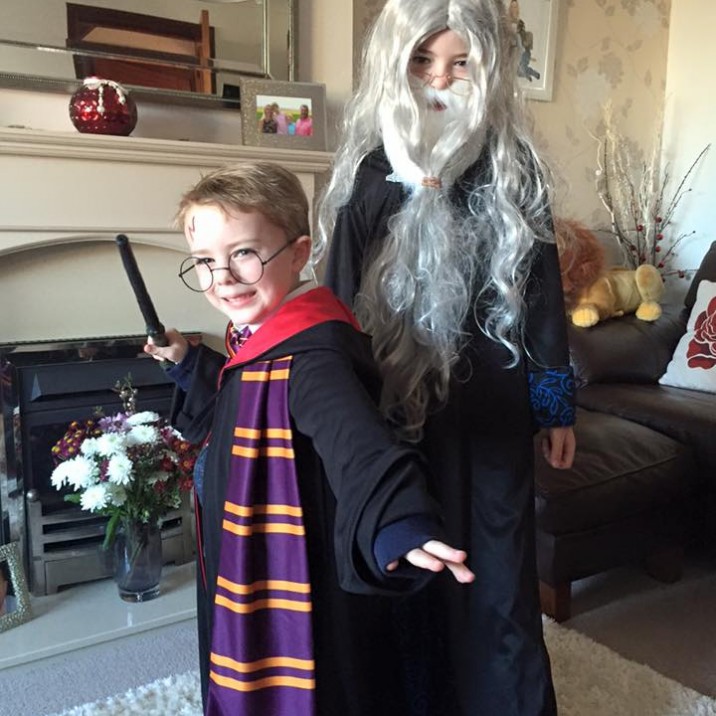 Harry Potter and Dumbledore for double the magic from mum Kate Cox