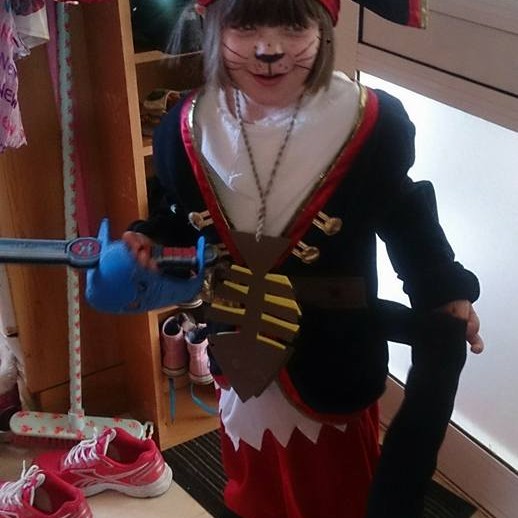 Cat Captain Alfonso from Cats Ahoy was very cute thanks to mum Caroline Mclean