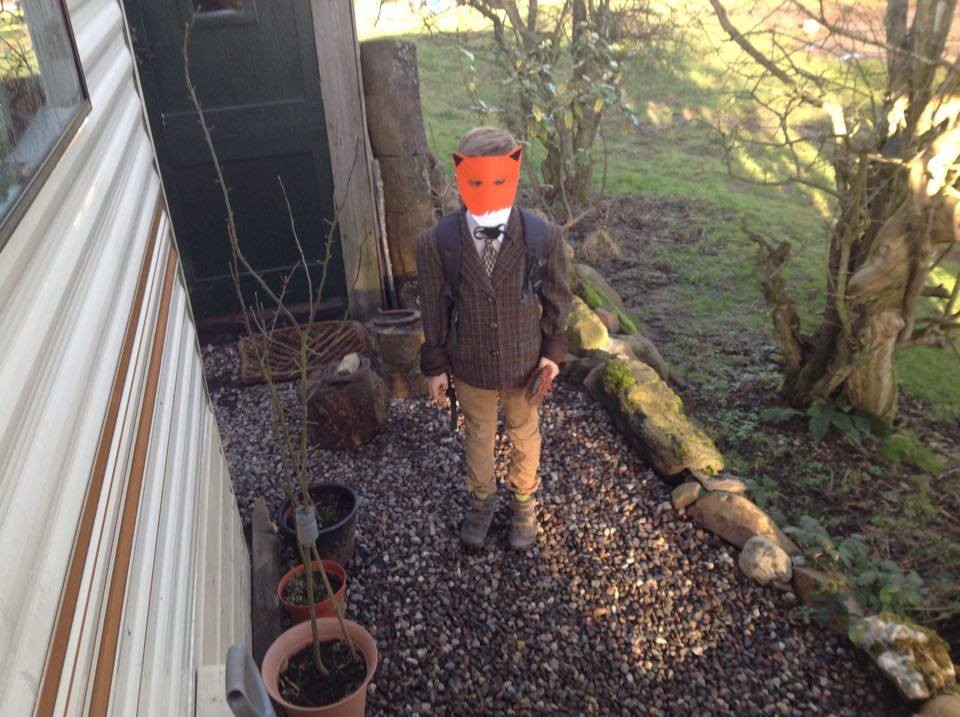 Louis makes a fantastic, Fantastic Mr Fox thanks to his Mum!