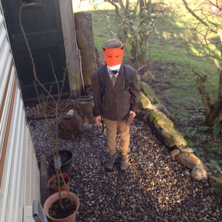 Louis makes a fantastic, Fantastic Mr Fox thanks to his Mum!