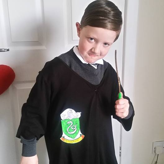 Draco Malfoy brings some Slytherin to the proceedings! Evan looks amazing!