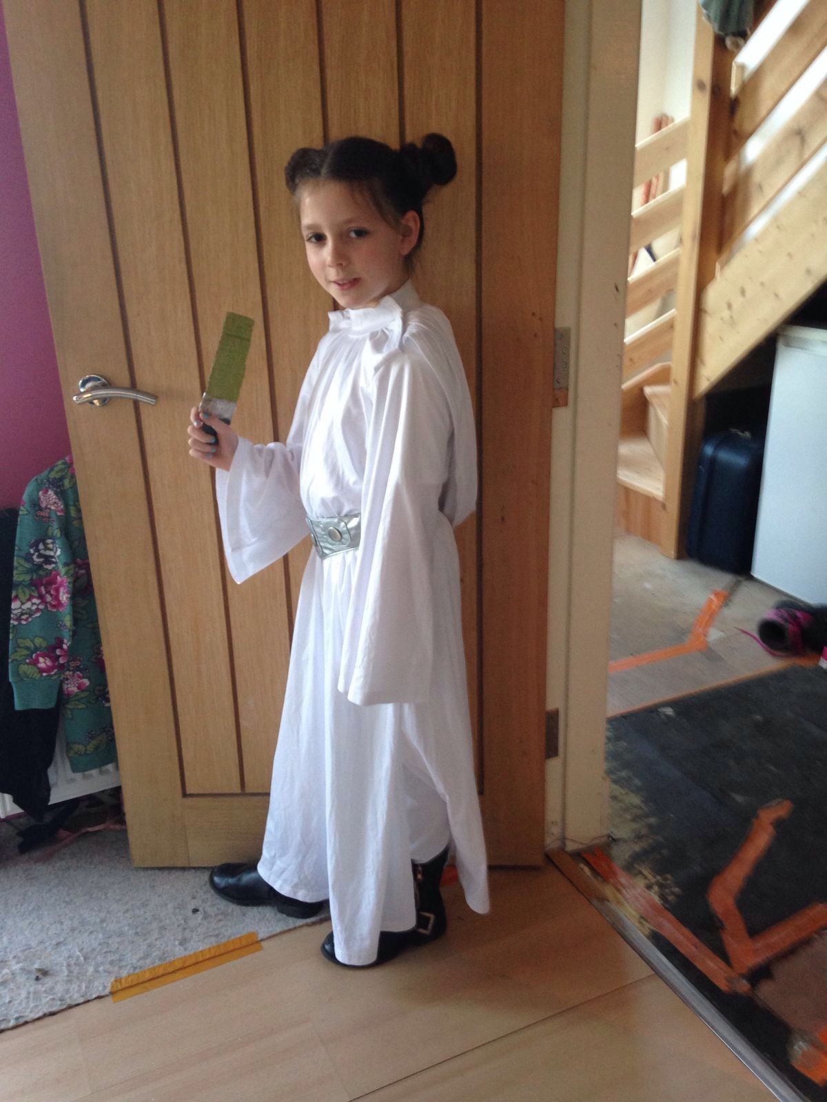 Neiv Smith is a very cool Princess Leah!