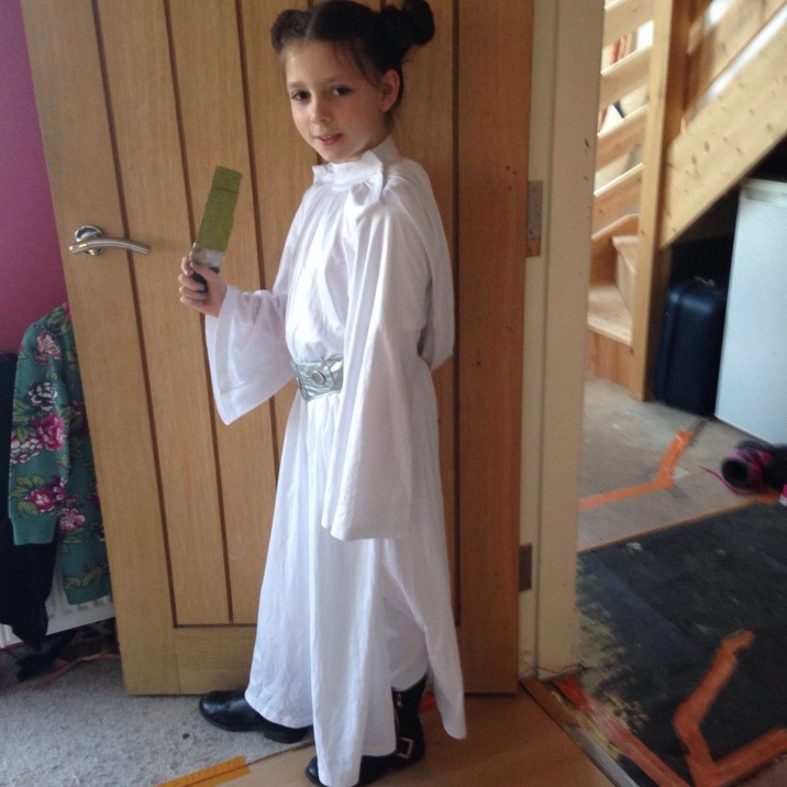 Neiv Smith is a very cool Princess Leah!