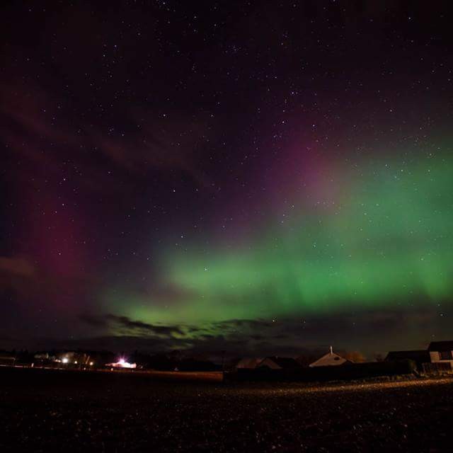 The violets, blues and greens of the Aurora Borealis over Perthshire on 6th March is captured here by Ian Potter of PK Perspective.