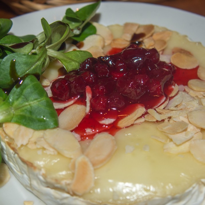 Baked Camembert at Ailean Chraggan in Aberfeldy, Perthshire