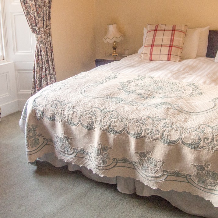 The bedrooms in Fernbank House in Aberfeldy are super comfortable.