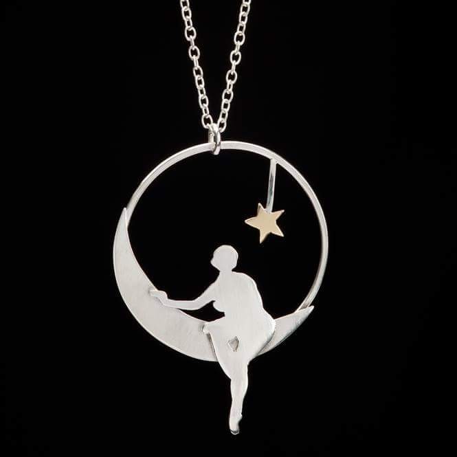 Beautiful silver necklace available at Silver Linings.