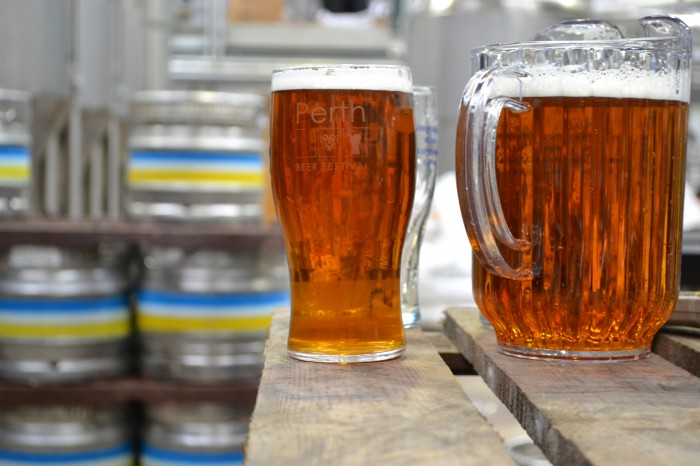 Beer Festival beer close up