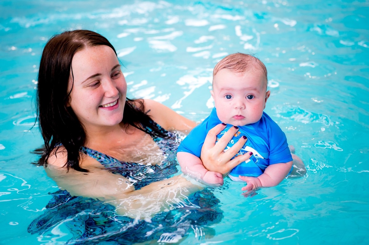Even babies can come and have fun in the pool!