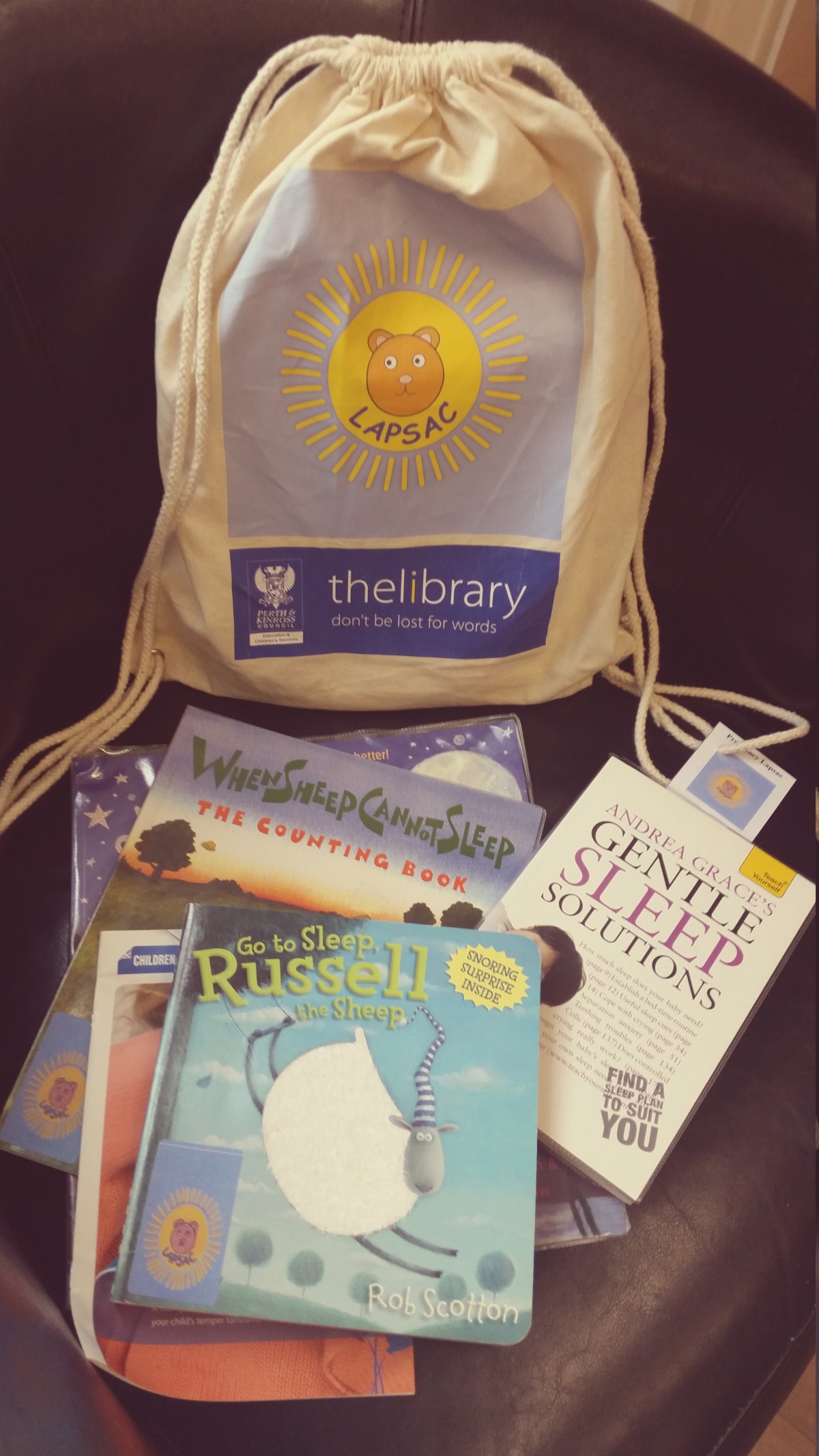 Library sleep lapsack