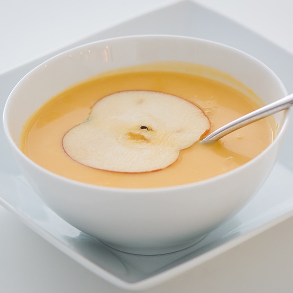 Apple and Butternut Soup- Full bowl