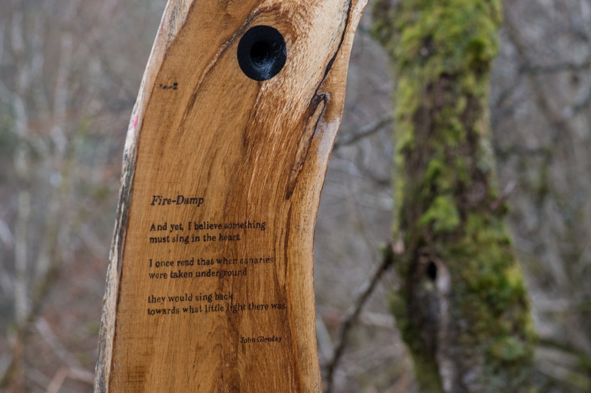 The attention to detail is amazing, especially with this poem that has been scribed into wood.