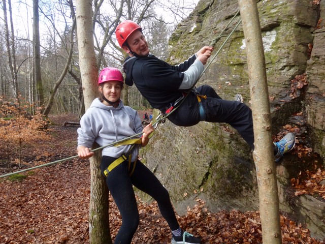Outdoor Adventures Biscuiteering Abseiling