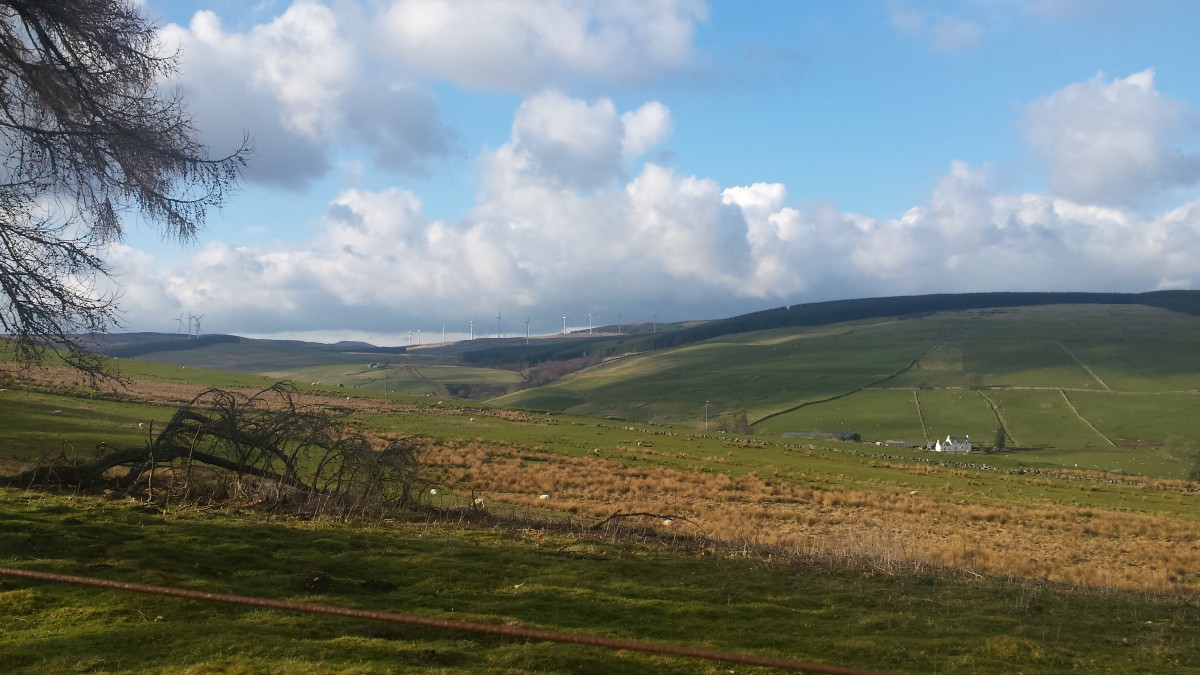 The breathtaking landscapes of Perthshire behind Dunkled and Birnam.