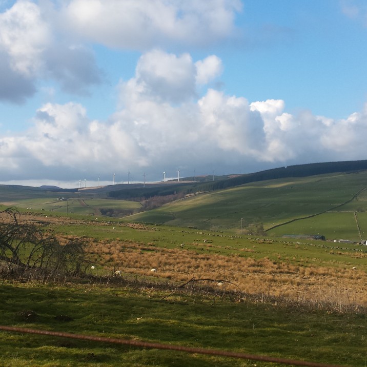 The breathtaking landscapes of Perthshire behind Dunkled and Birnam.