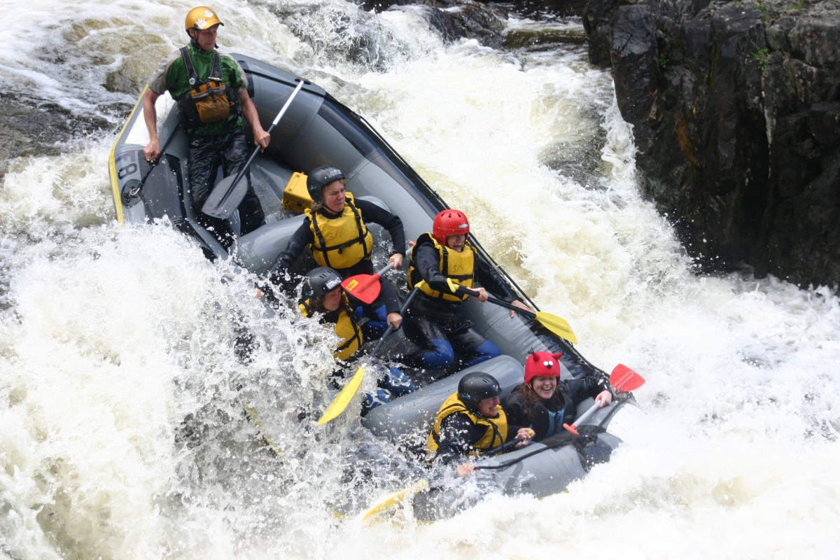 Outdoor Adventures Freespirits rafting rapid