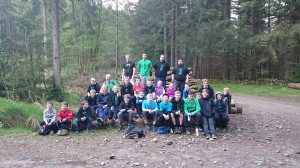 Outdoor Adventures Perthshire Free Runners group shot