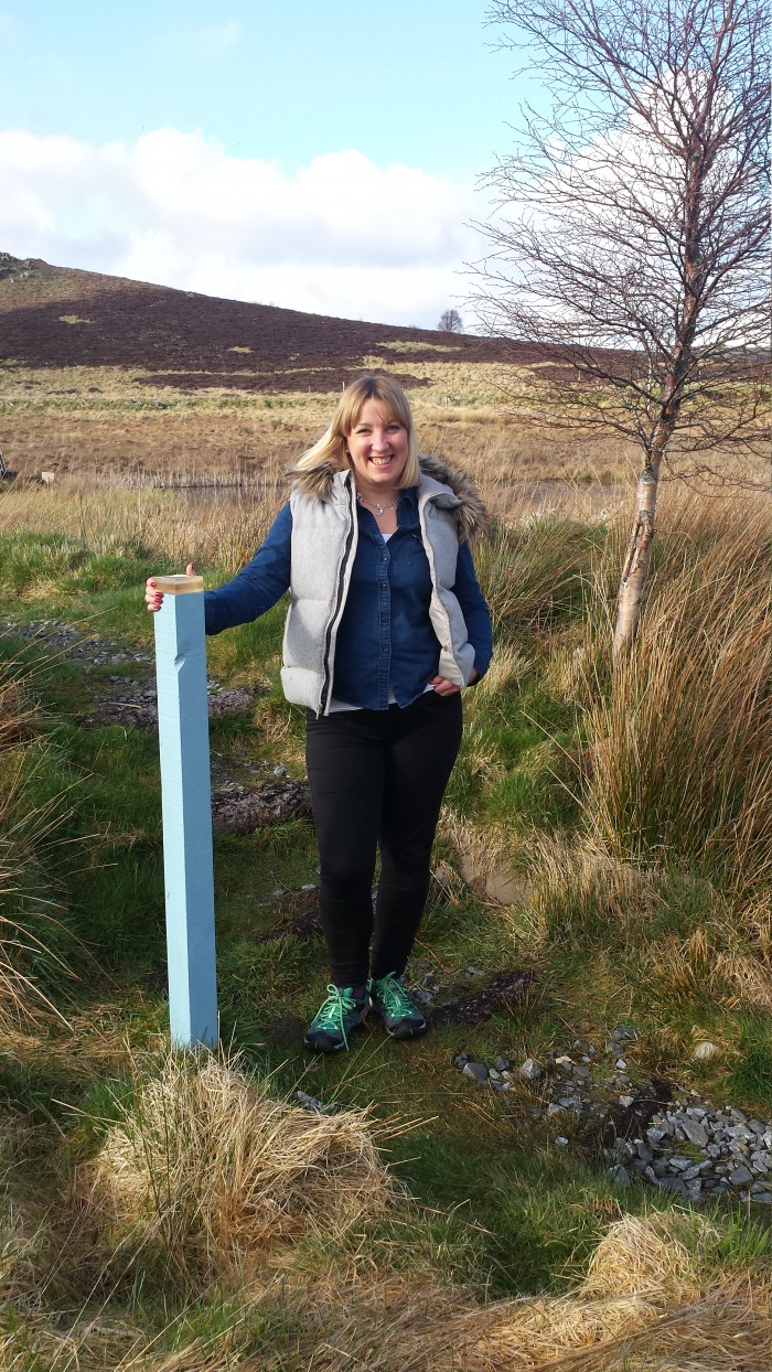The walk took us over woodlands, marshland and wide open hill spaces.