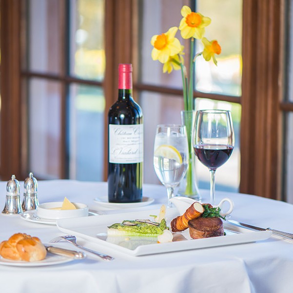 This gorgeous beef dish from Murrayshall hotel Masters Restaurant is perfect with a side of warm bread and a bottle of red wine.
